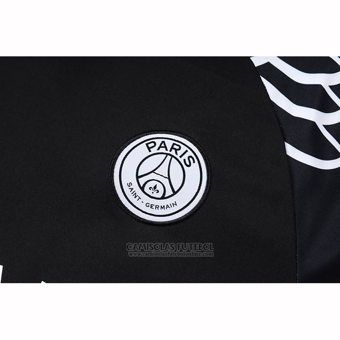 Fato de Treino Paris Saint-Germain Manga Curta 2025-2026 Preto - Calcas Curta